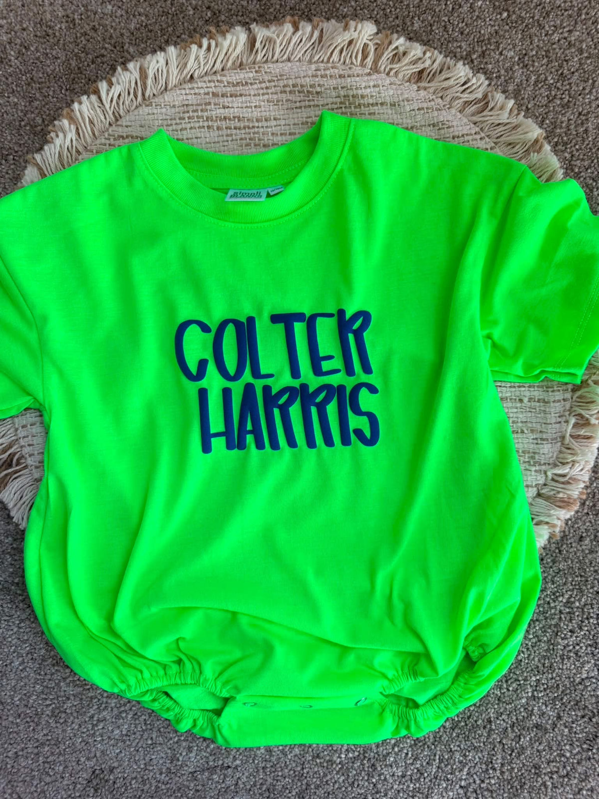 Lime Green custom bubble