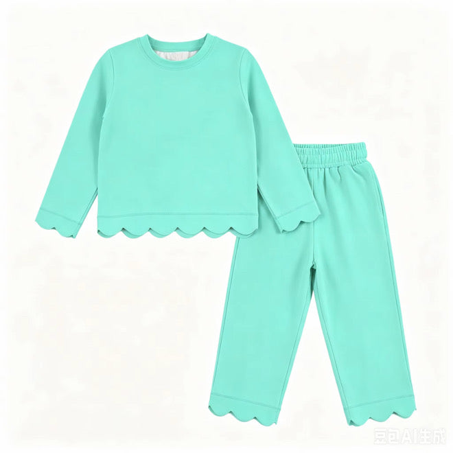 Long sleeve scallop set PRE-ORDER!