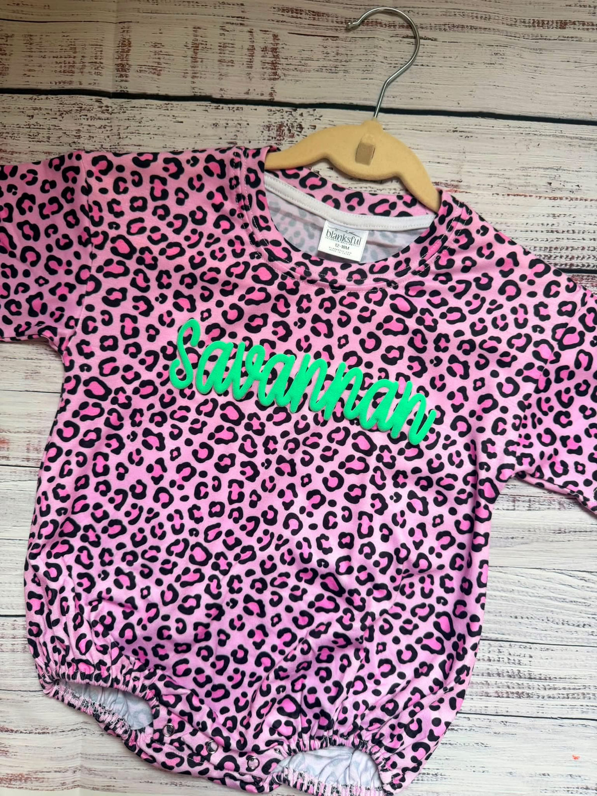 Pink cheetah bubble