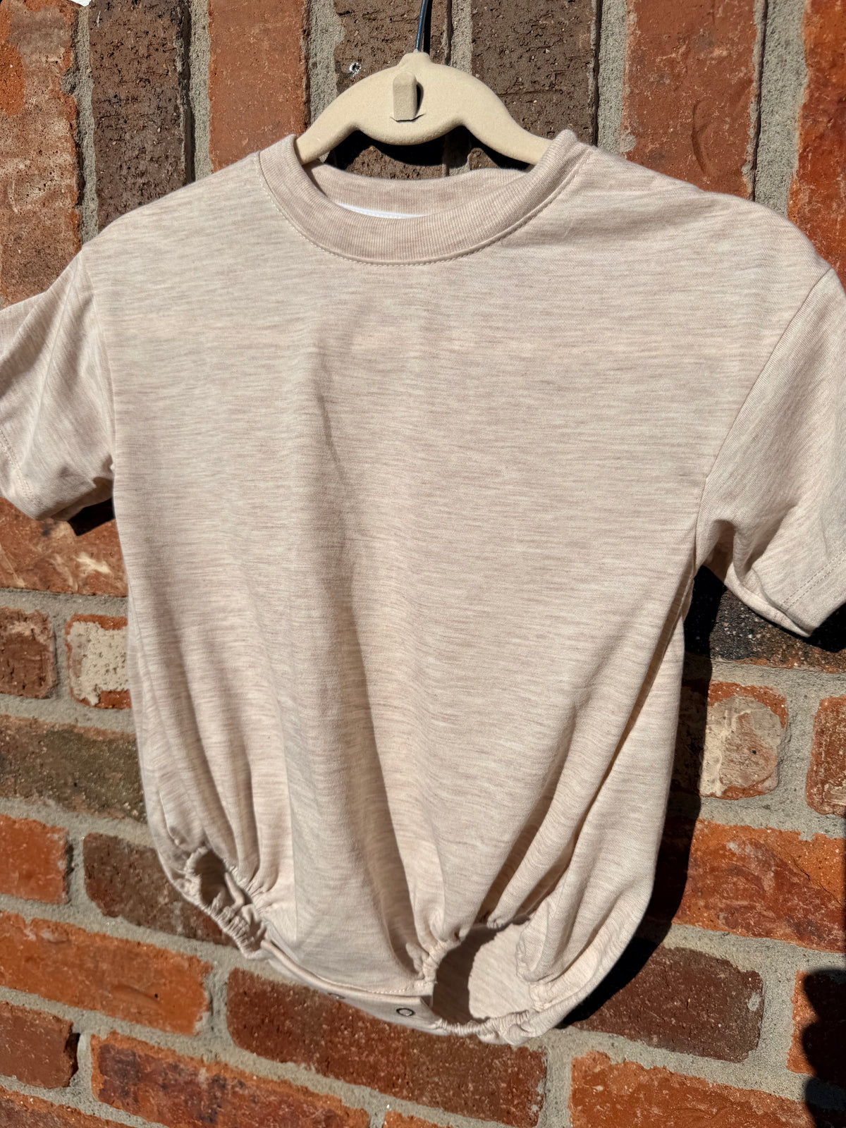 100% polyester short sleeve baggy bubbles