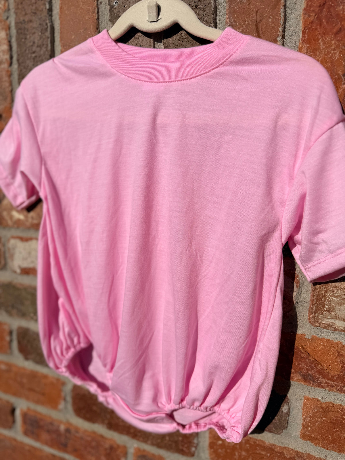100% polyester short sleeve baggy bubbles