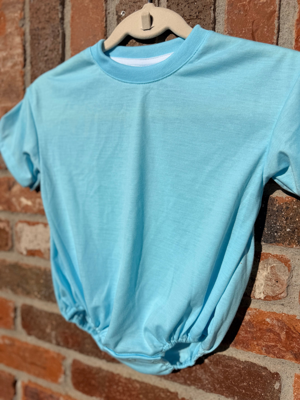 100% polyester short sleeve baggy bubbles